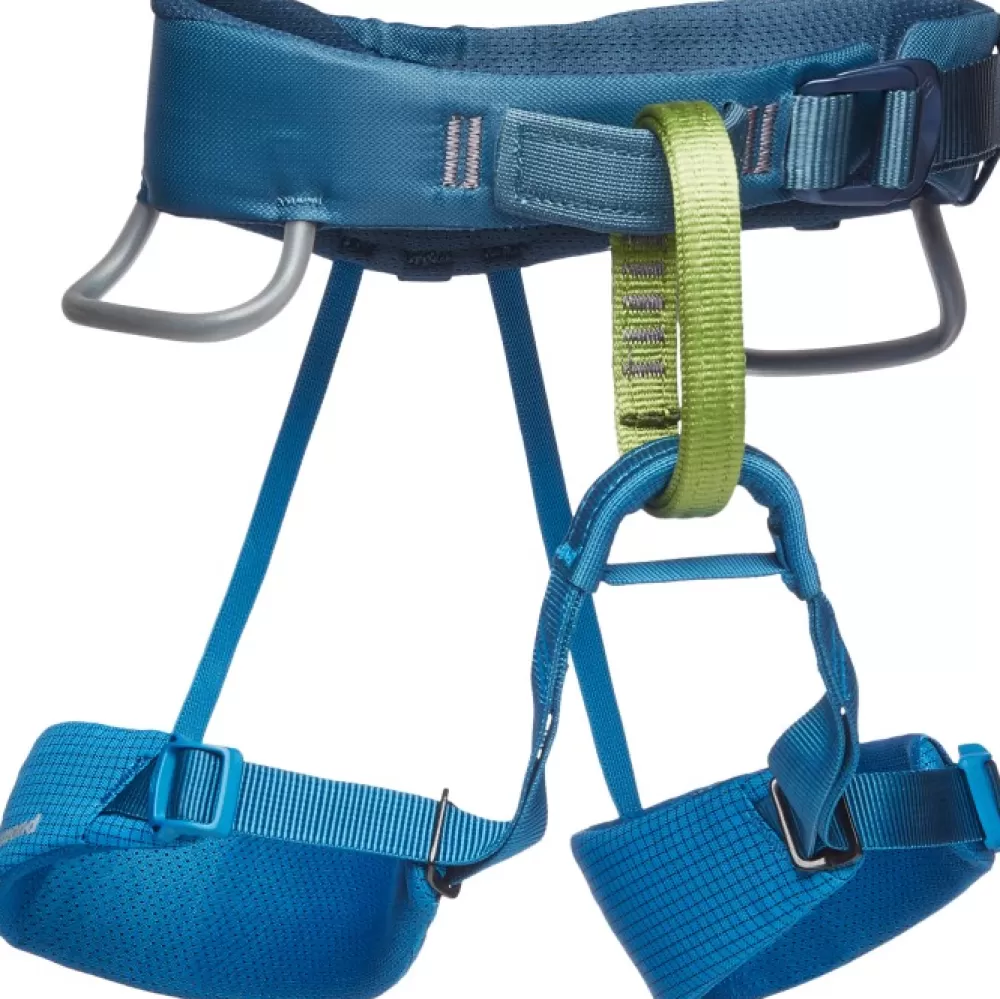 Kiipeilyvarusteet | Black Diamond Kids Momentum Harness Kingfisher -Lasten Kiipeilyvaljaat