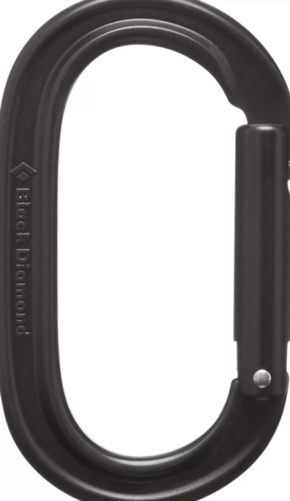 Riippumatot | Black Diamond Oval Keylock Carabiner Klassinen Karbiini, Musta