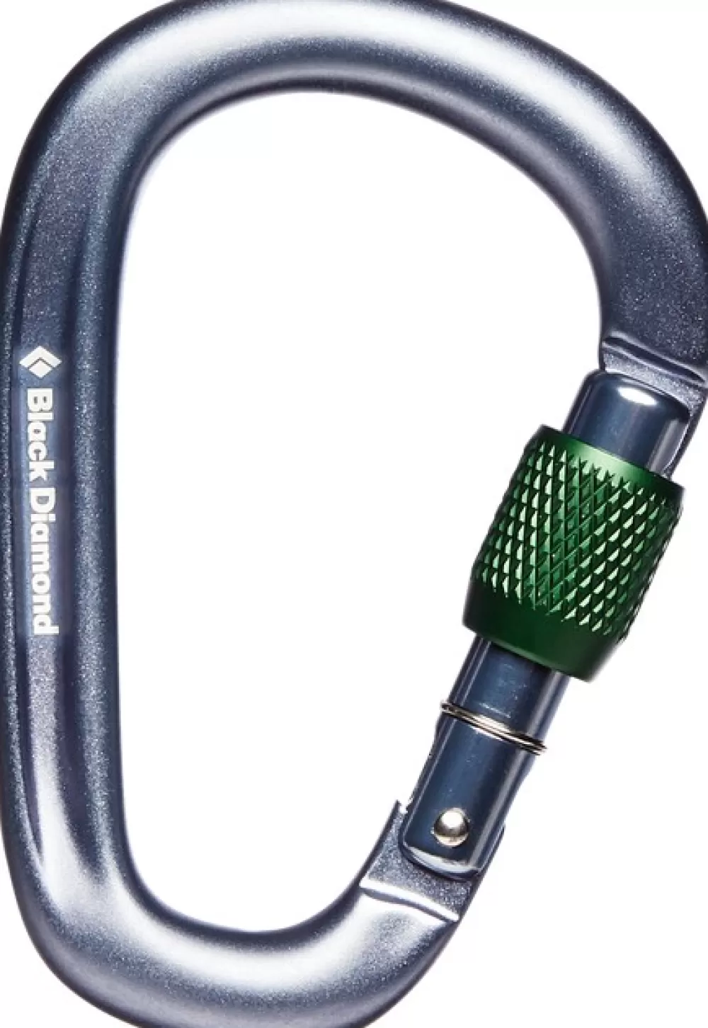 Riippumatot | Black Diamond Pearlock Screwgate Carabiner Lukittava Karbiini, Harmaa