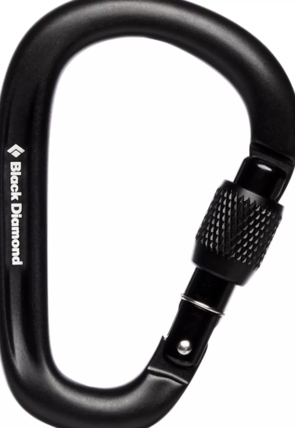 Riippumatot | Black Diamond Pearlock Screwgate Carabiner Lukittava Karbiini, Musta