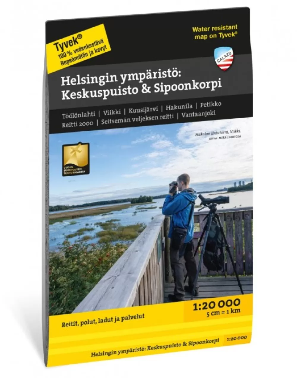 Kirjat Ja Kartat | Calazo Helsingin Ymparisto: Keskuspuisto & Sipoonkorpi 1:20 000