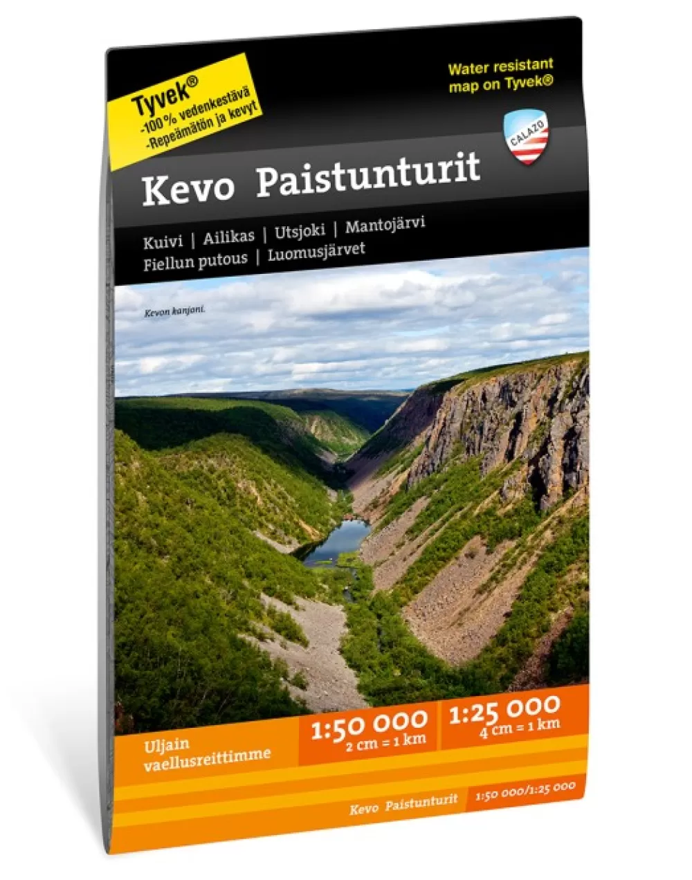 Kirjat Ja Kartat | Calazo Kevo Paistunturit 1:25 000/1:50 000