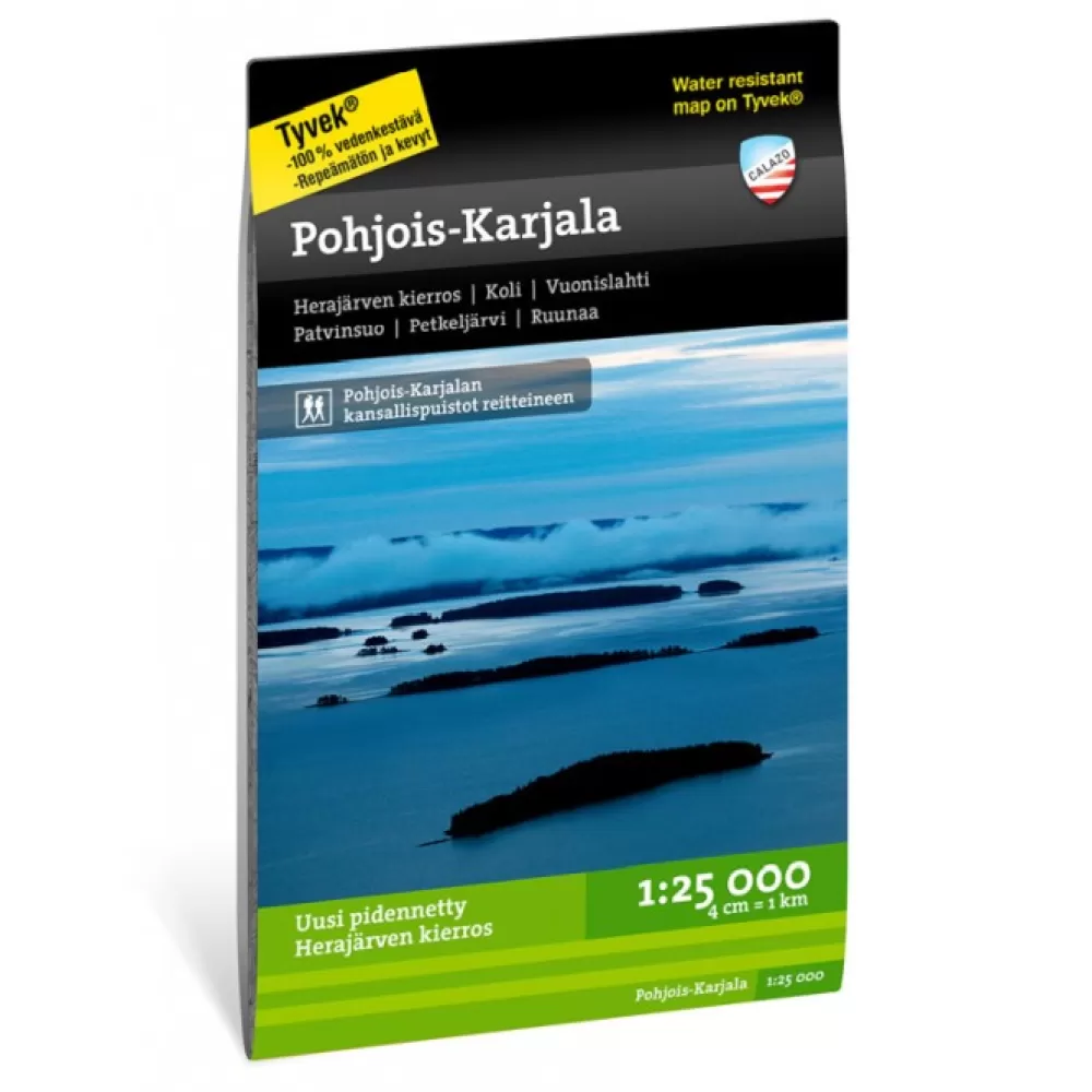 Kirjat Ja Kartat | Calazo Pohjois-Karjala 1:25 000