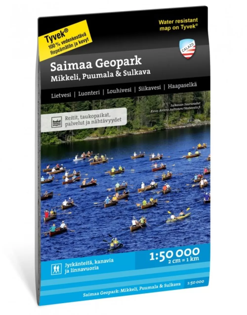 Kirjat Ja Kartat | Calazo Saimaa Geopark Mikkeli, Puumala & Sulkava 1:50 000