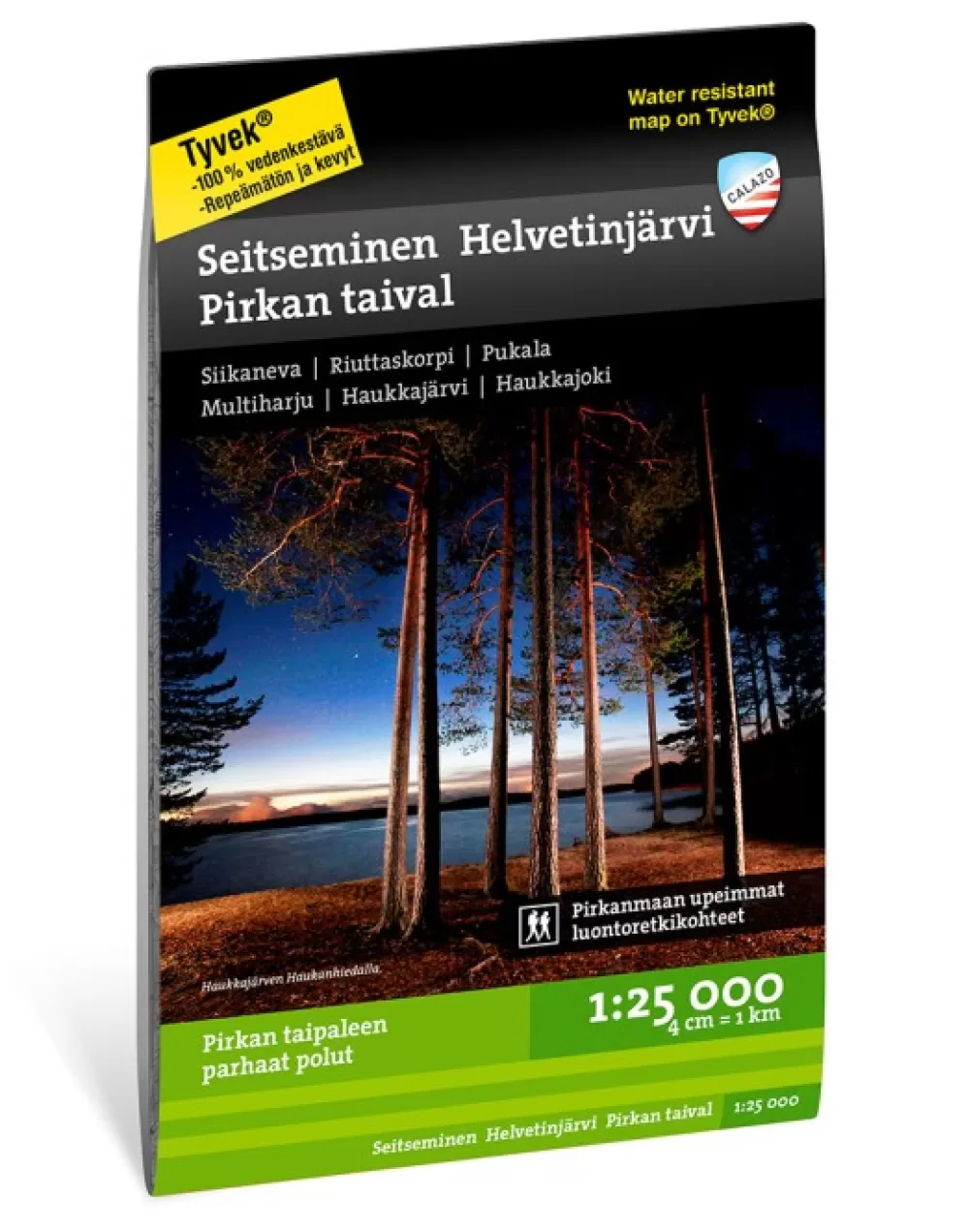 Kirjat Ja Kartat | Calazo Seitseminen Helvetinjarvi Pirkan Taival 1:25 000