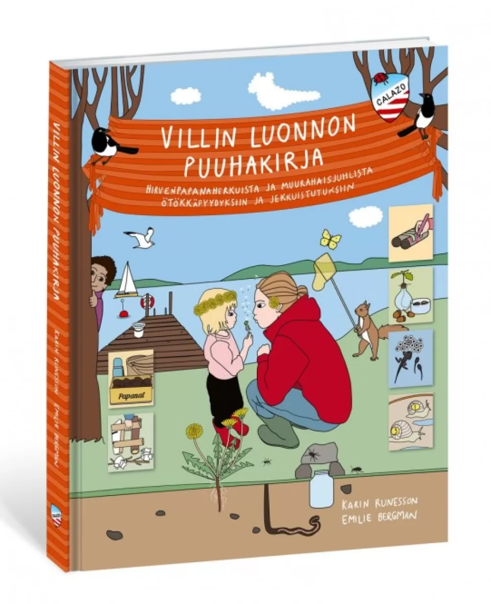 Kirjat Ja Kartat | Calazo Villin Luonnon Puuhakirja