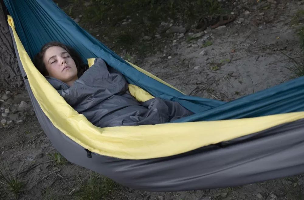 Riippumatot | Cocoon Hammock Top Quilt Riippumaton Viltti/Aluspeite, Keltainen/Tummanharmaa