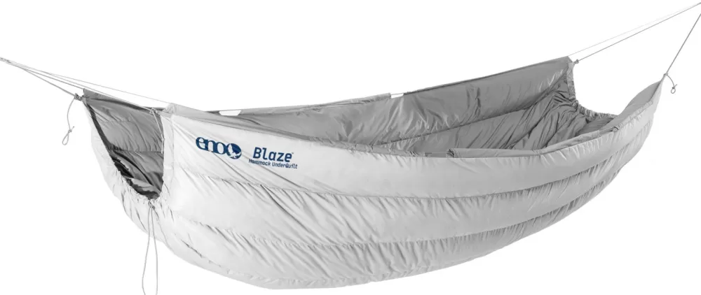 Riippumatot | Eno Hammock Eno Blaze Underquilt Lammin Alushuopa, Harmaavalkoinen