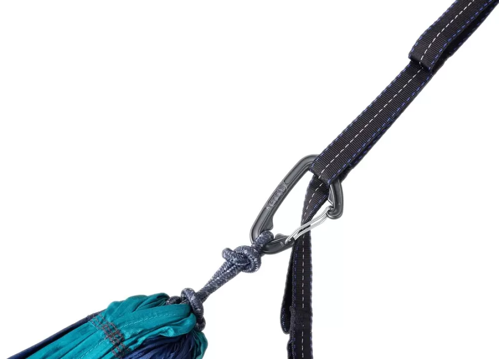 Riippumatot | Eno Hammock Eno Doublenest Bluesign Print Kahden Hengen Riippumatto, Mountains To Sea/Grey