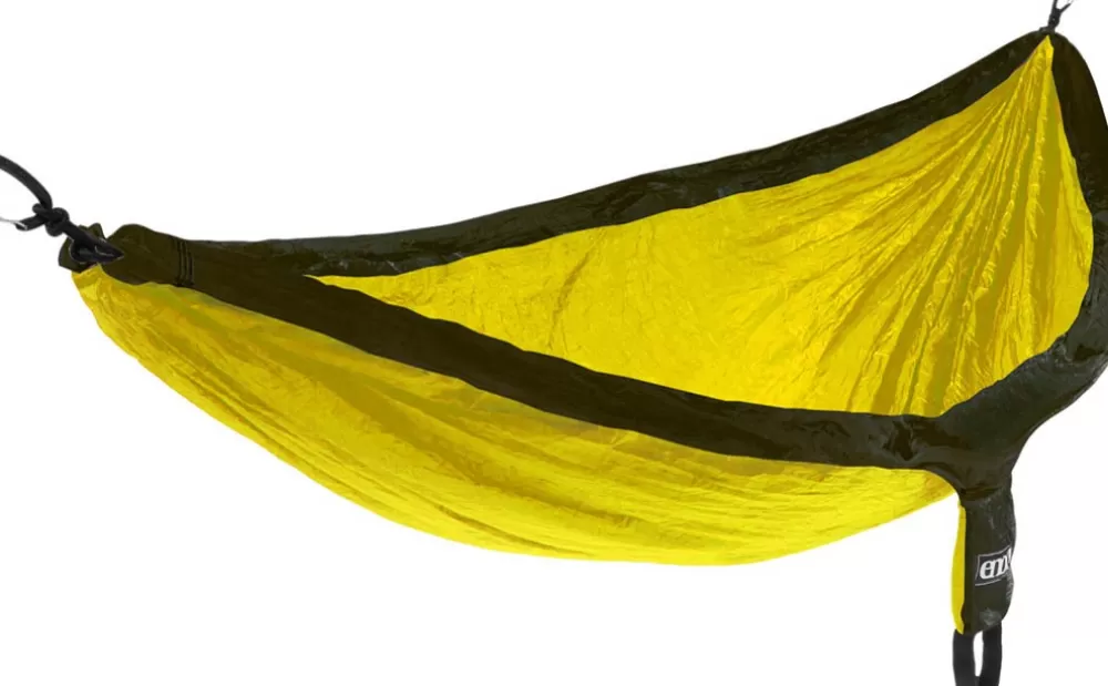 Riippumatot | Eno Hammock Singlenest Black/Yellow