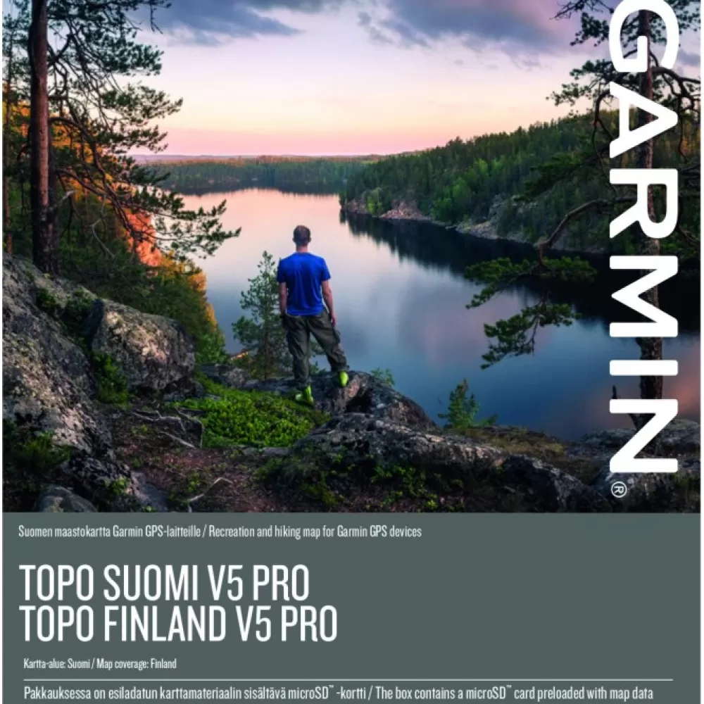 Preppaus Ja Varustautuminen | Garmin Topo Finland V5 Pro -Kartta, Microsd/Sd-Kortti