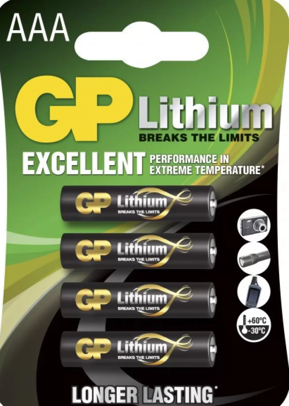 Paristot, Laturit Ja Vara-Akut | GP Batteries Gp Aaa-Litiumparisto 1.5V 24Lf-2U4 4-Pack