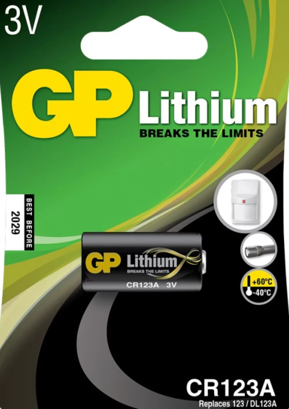 Paristot, Laturit Ja Vara-Akut | GP Batteries Gp Litiumparisto Cr123A, 1 Kpl