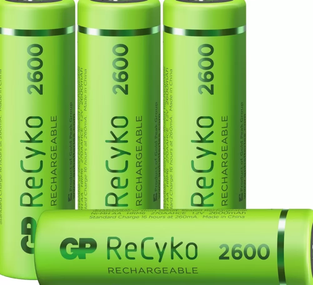 Paristot, Laturit Ja Vara-Akut | GP Batteries Gp Recyko Ladattava Aa-Paristo 2600Mah, 4 Kpl