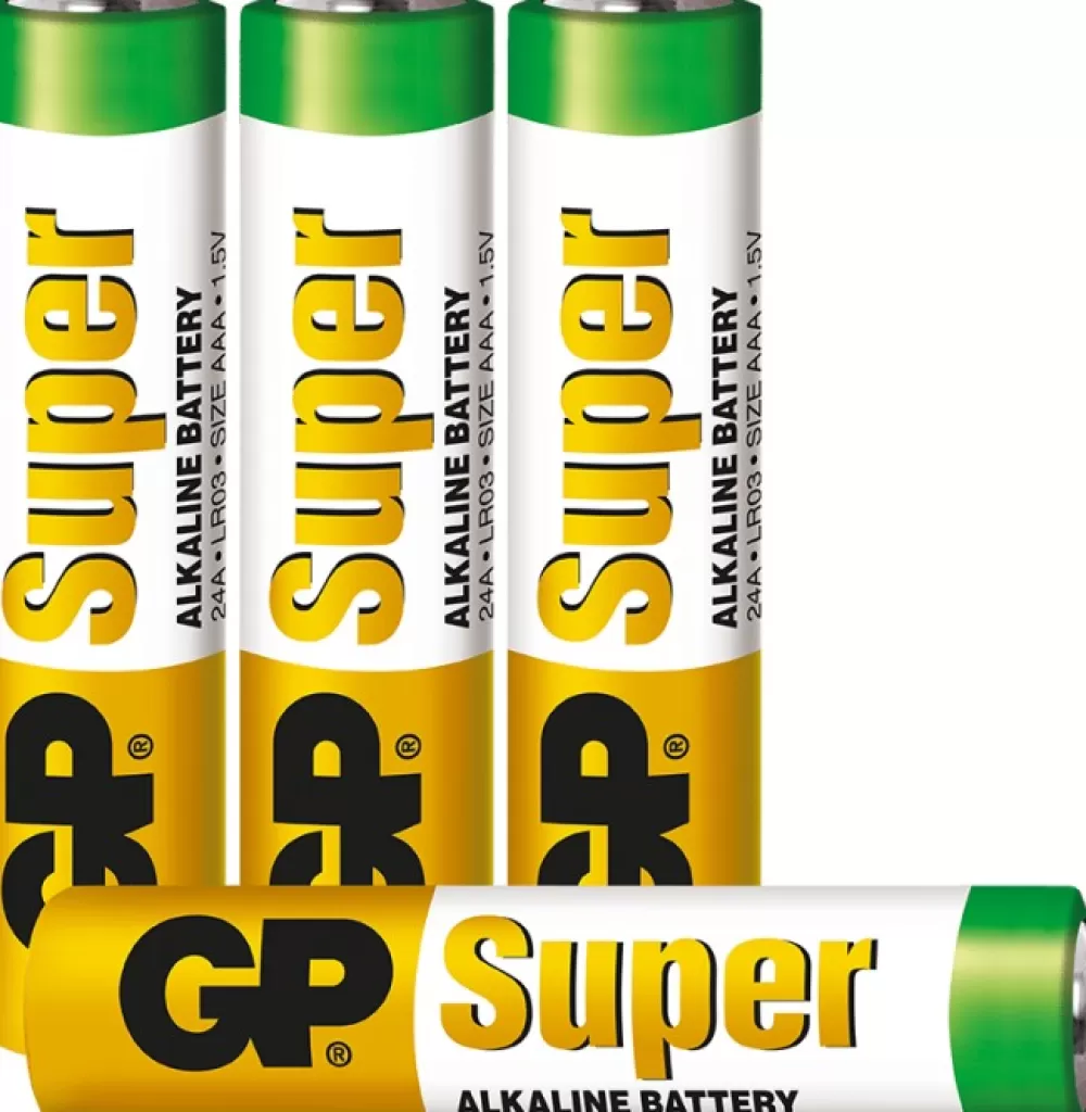 Paristot, Laturit Ja Vara-Akut | GP Batteries Gp Super Alkaline Aaa-Paristot, 24A/Lr03, 4 Kpl