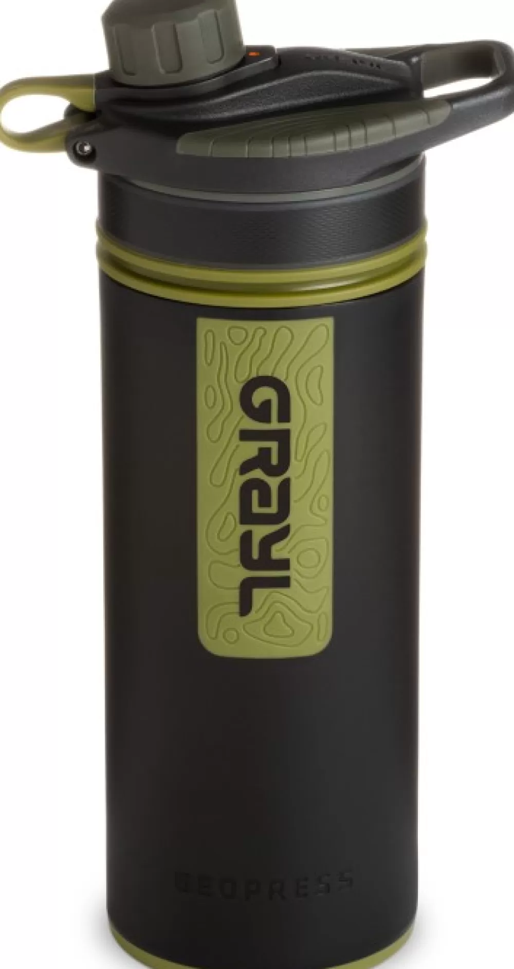 Vedenpuhdistus | Grayl Geopress Purifier Bottle Vedensuodatin, Camo Black