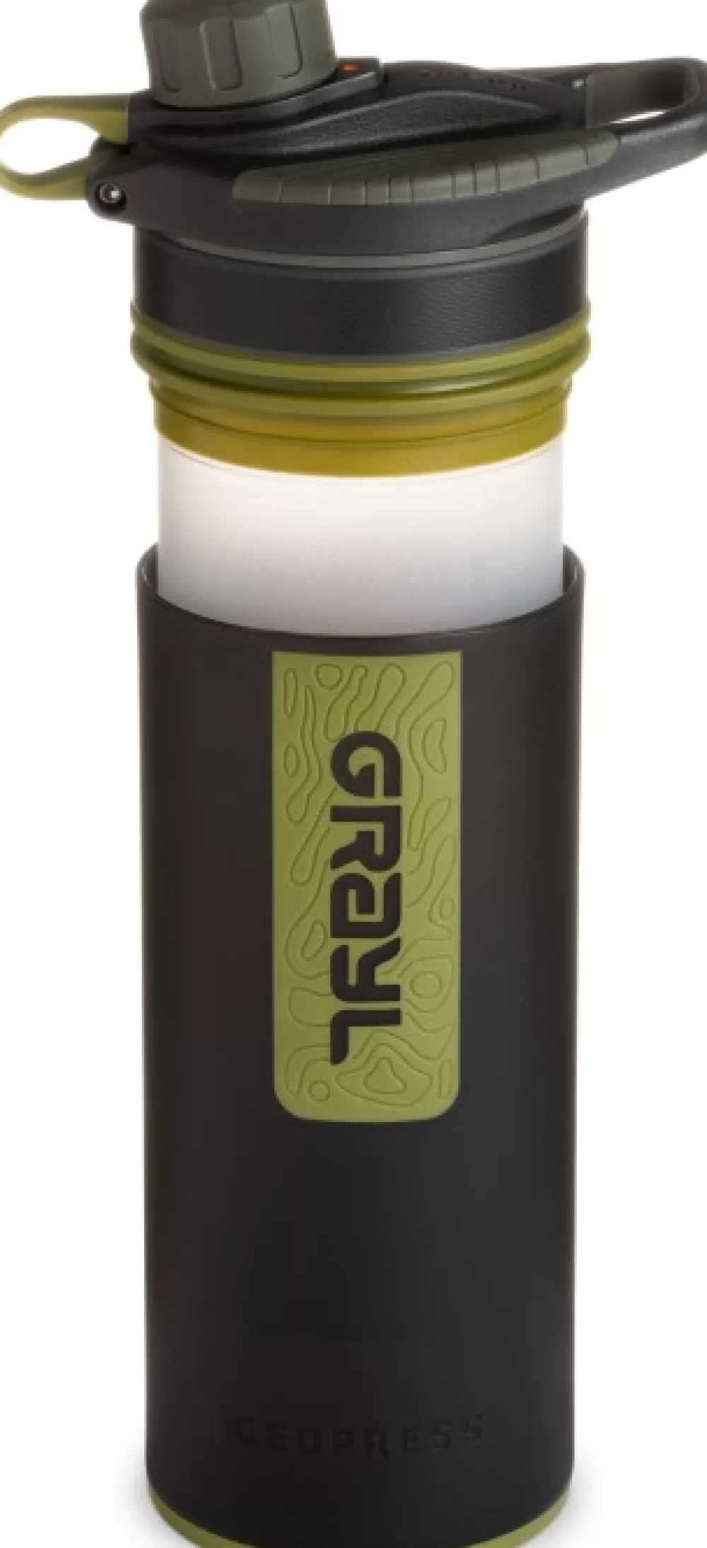 Vedenpuhdistus | Grayl Geopress Purifier Bottle Vedensuodatin, Camo Black