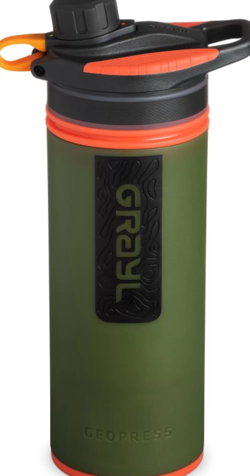 Vedenpuhdistus | Grayl Geopress Purifier Bottle Vedensuodatin, Oasis Green