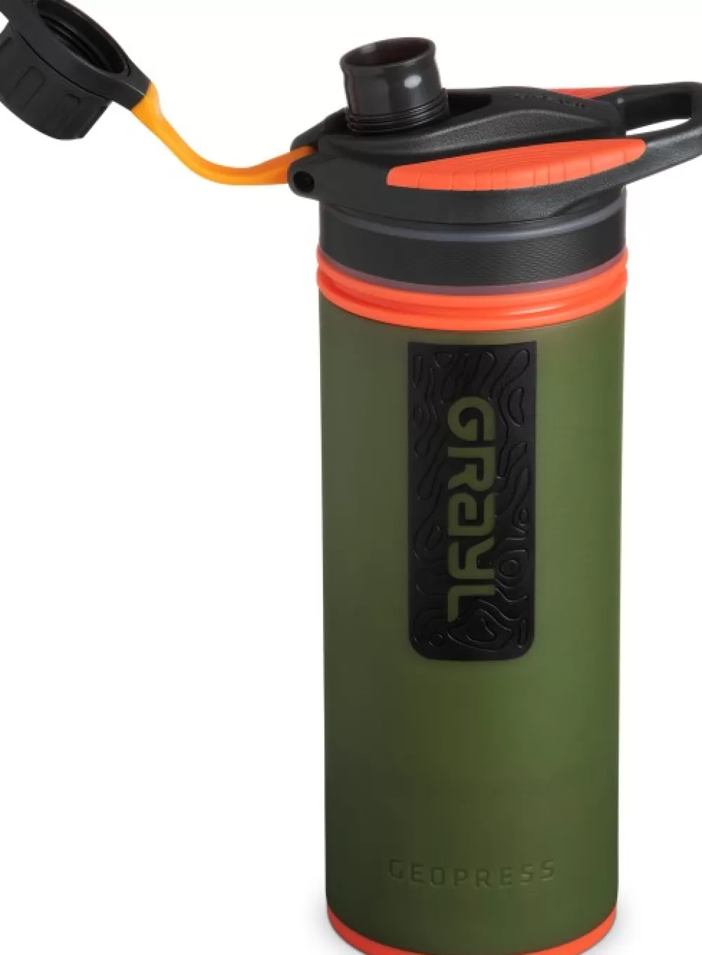 Vedenpuhdistus | Grayl Geopress Purifier Bottle Vedensuodatin, Oasis Green