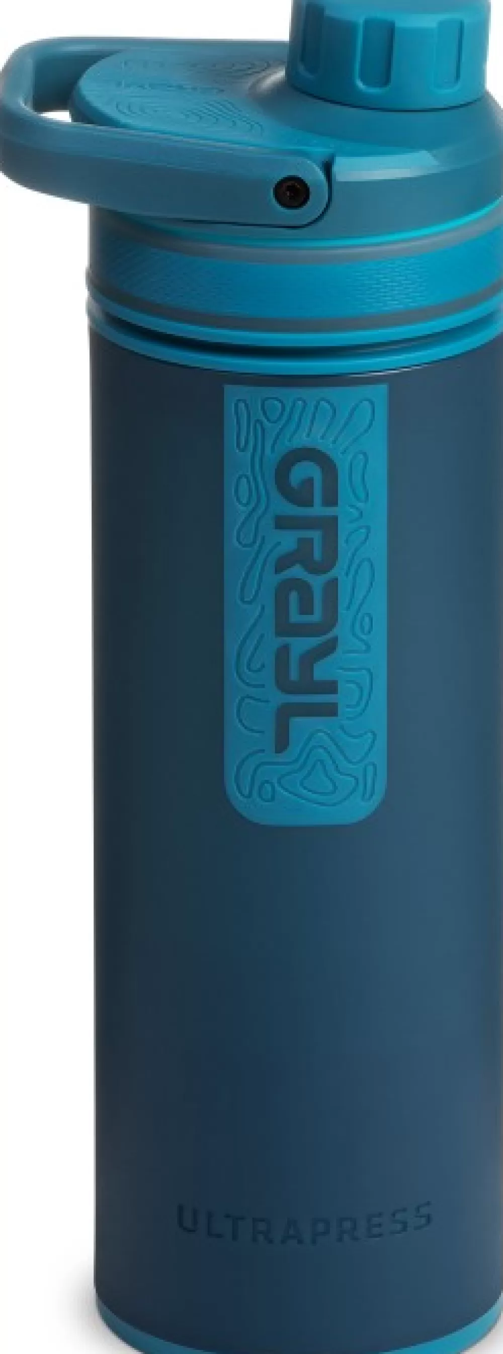 Vedenpuhdistus | Grayl Ultrapress Purifier Bottle Vedensuodatin, Forest Blue