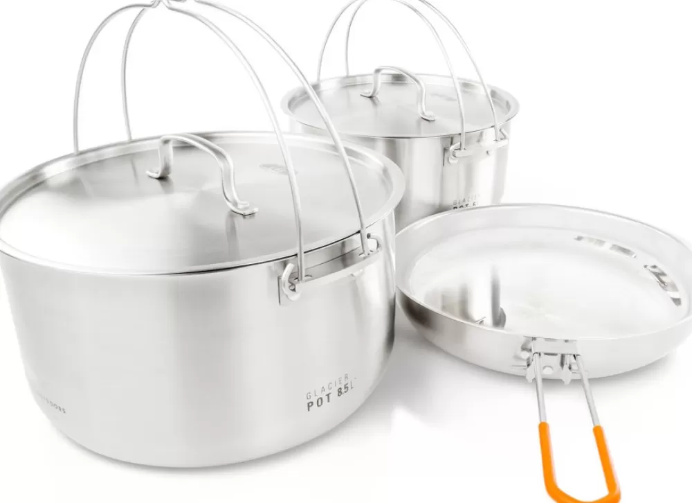 Ruoanlaittovälineet | GSI Outdoors Gsi Glacier Stainless Troop Cookset Retkikeittiösetti