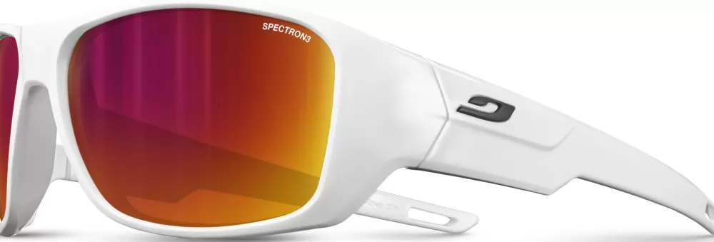 Lasten Retkeilyvarusteet | Julbo Rookie 2 White / Black Spectron 3Cf Aurinkolasit