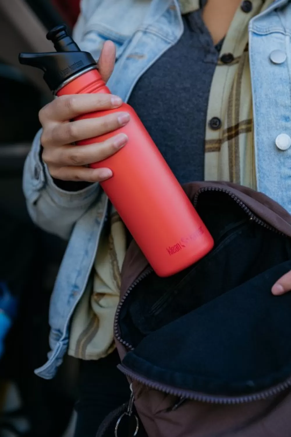 Juomapullot | Klean Kanteen Classic Narrow Juomapullo Sporttikorkilla, 532 Ml, Punainen