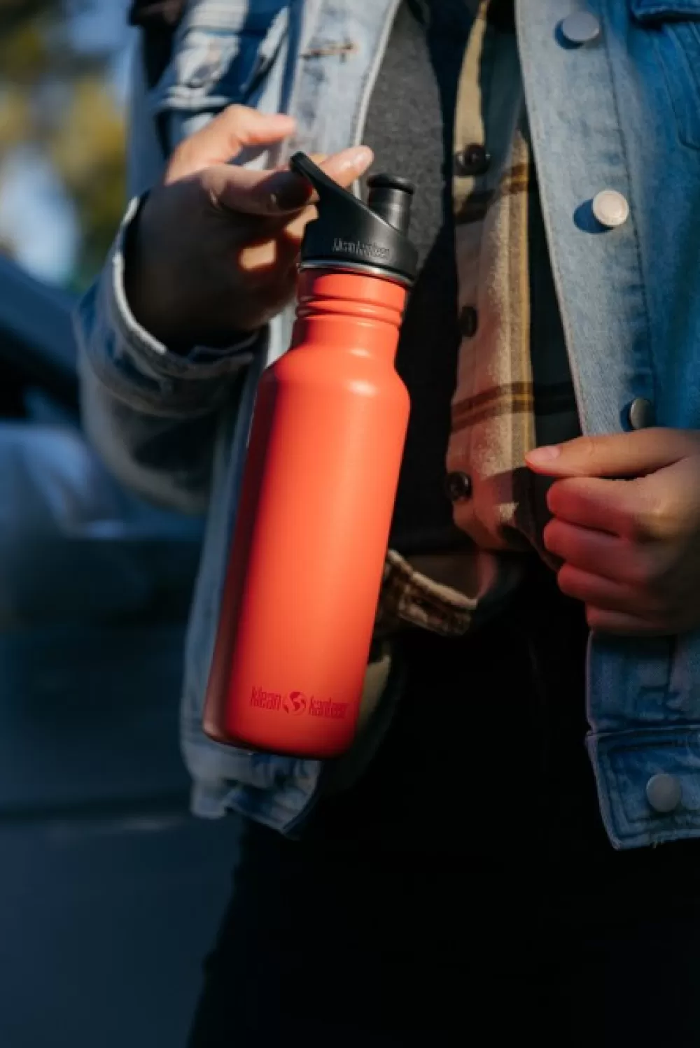 Juomapullot | Klean Kanteen Classic Narrow Juomapullo Sporttikorkilla, 532 Ml, Punainen