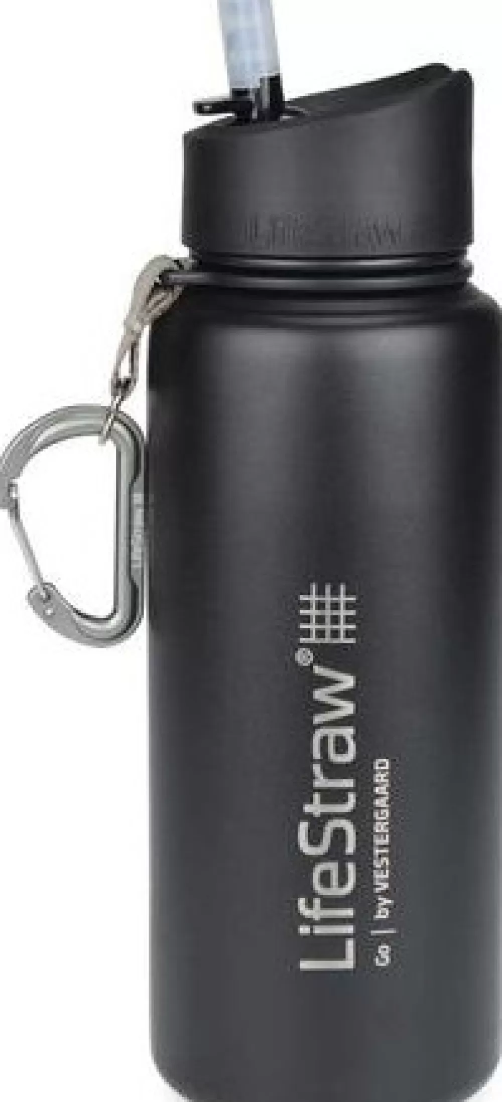 Preppaus Ja Varustautuminen | Lifestraw Go Bottle Stainless Steel 710 Ml Black