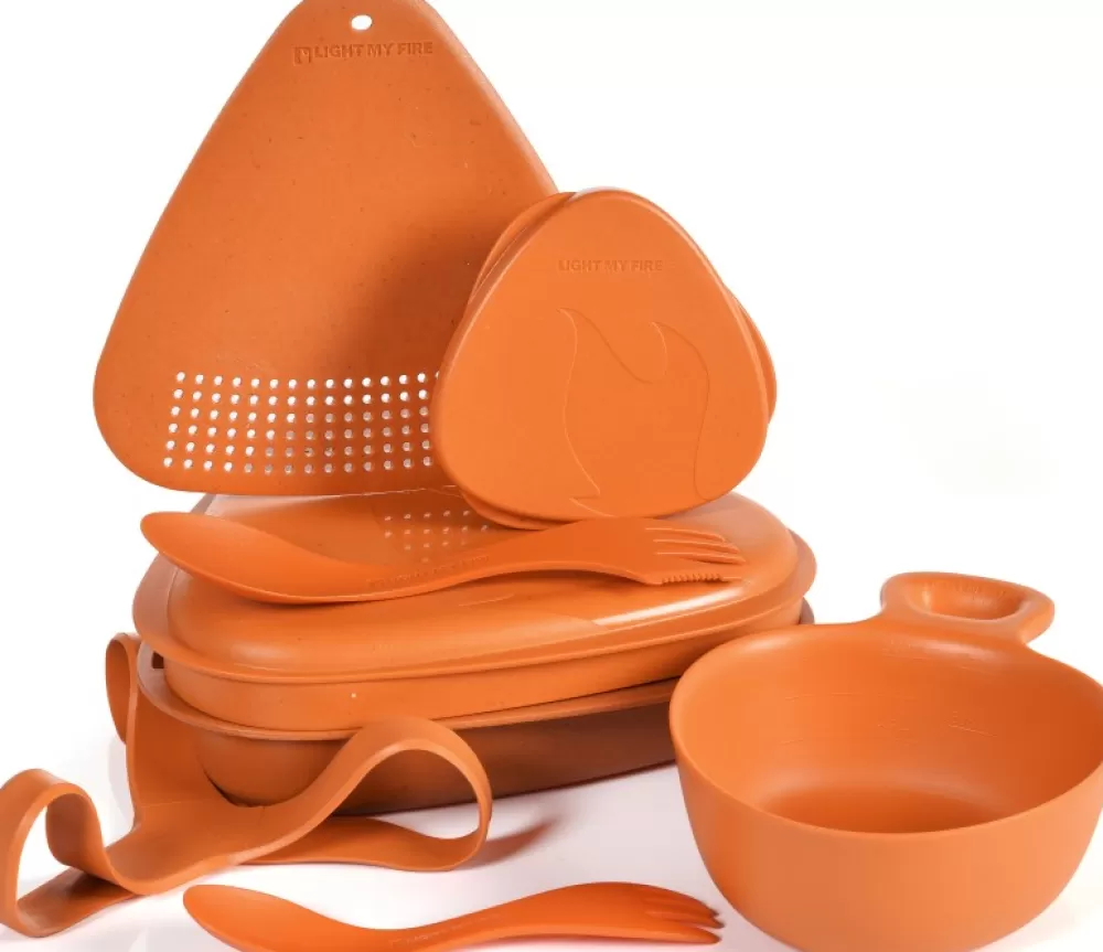 Astiat Ja Ruokailuvälineet | Light My Fire Outdoor Mealkit Bio Astiasarja, Rusty Orange