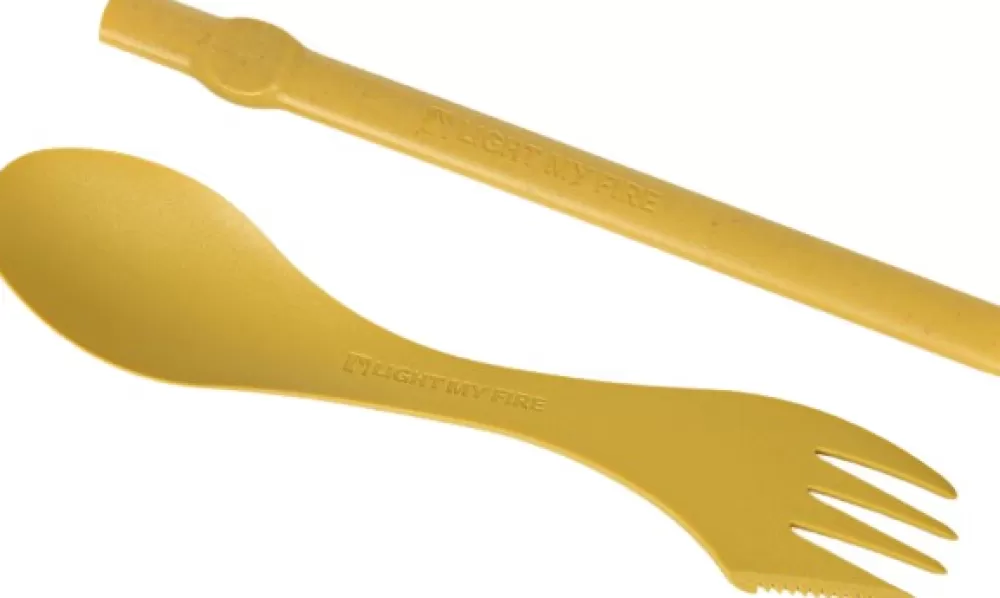 Astiat Ja Ruokailuvälineet | Light My Fire Spork´N Straw Bio Musty Yellow