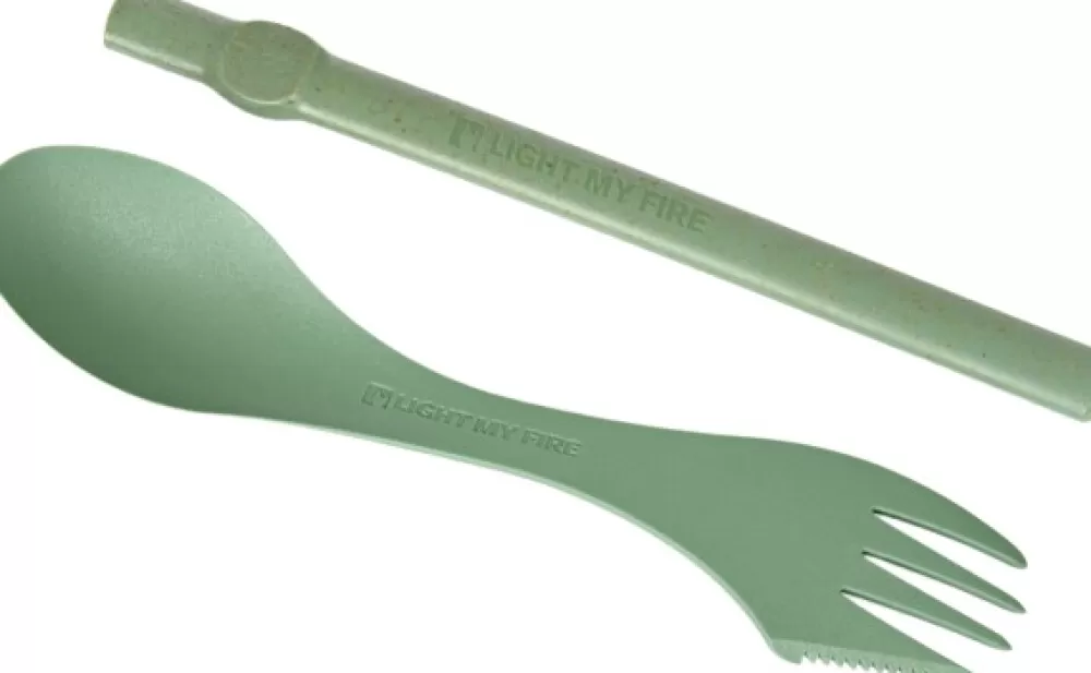 Astiat Ja Ruokailuvälineet | Light My Fire Spork´N Straw Bio Sandy Green