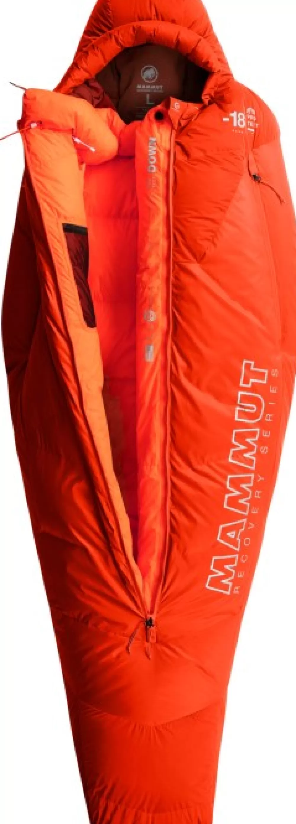 Syys- Ja Talvimakuupussit | Mammut Protect Down Bag -Untuvamakuupussi -18°C, Safety Orange