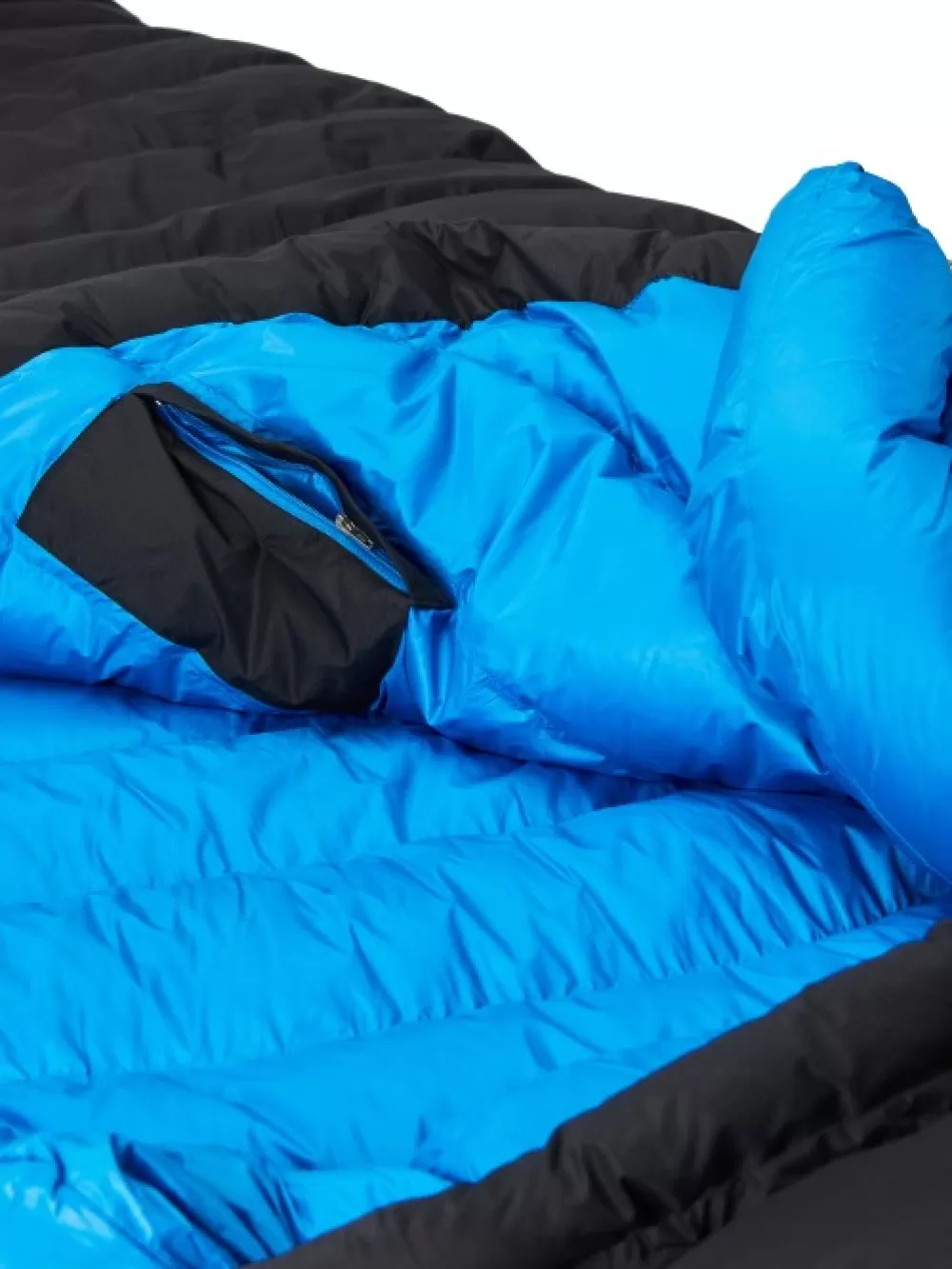 Syys- Ja Talvimakuupussit | Marmot Paiju Down -12°C Long Left Zip Black/Clear Blue Unisex
