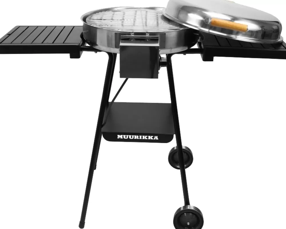 Grillaaminen | Muurikka 2200W Sahkogrilli Vaunulla Ja Sivupoydilla