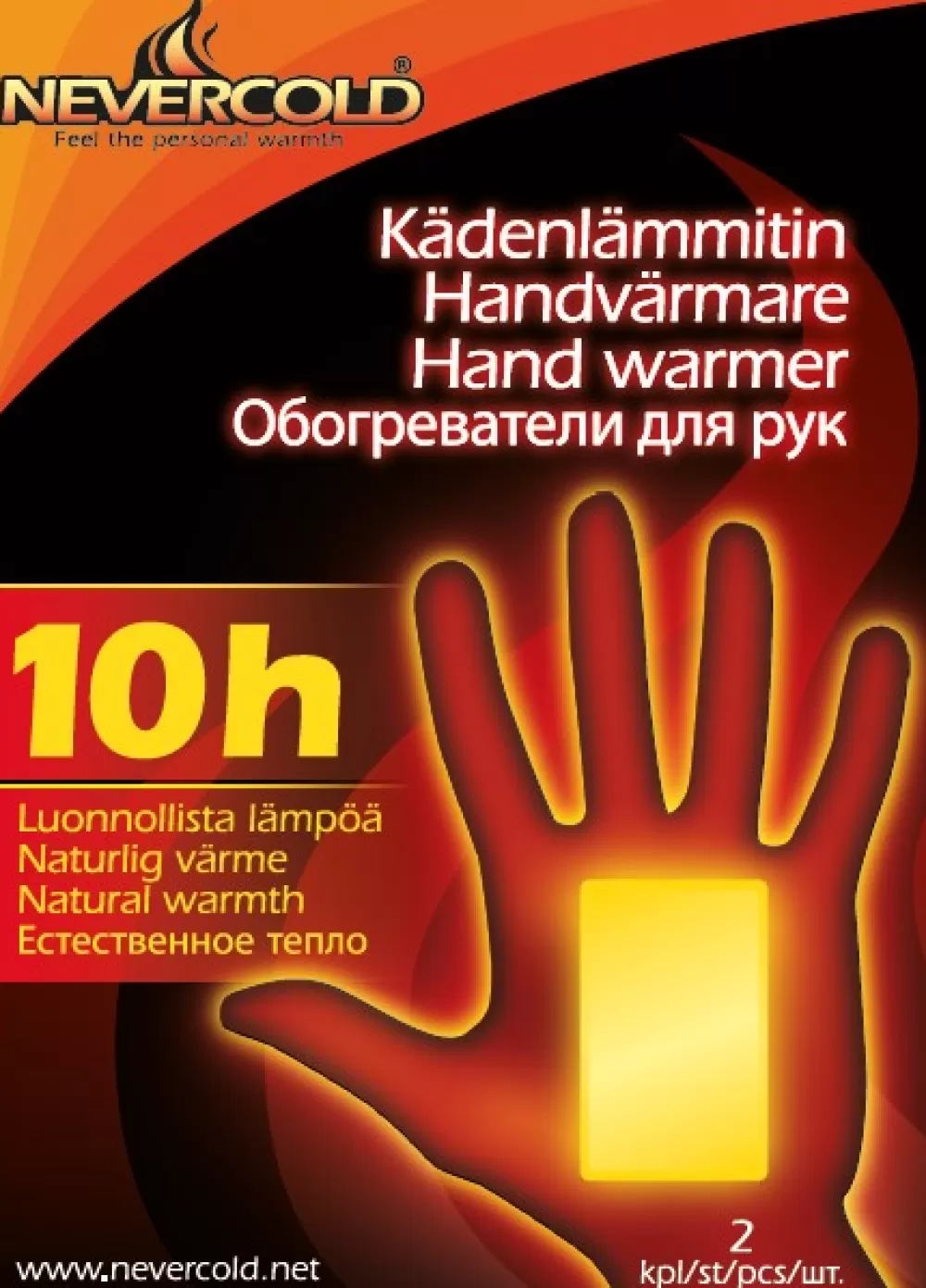 Preppaus Ja Varustautuminen | Nevercold -Kadenlammitin, 10-Pack (10X2 Kpl)