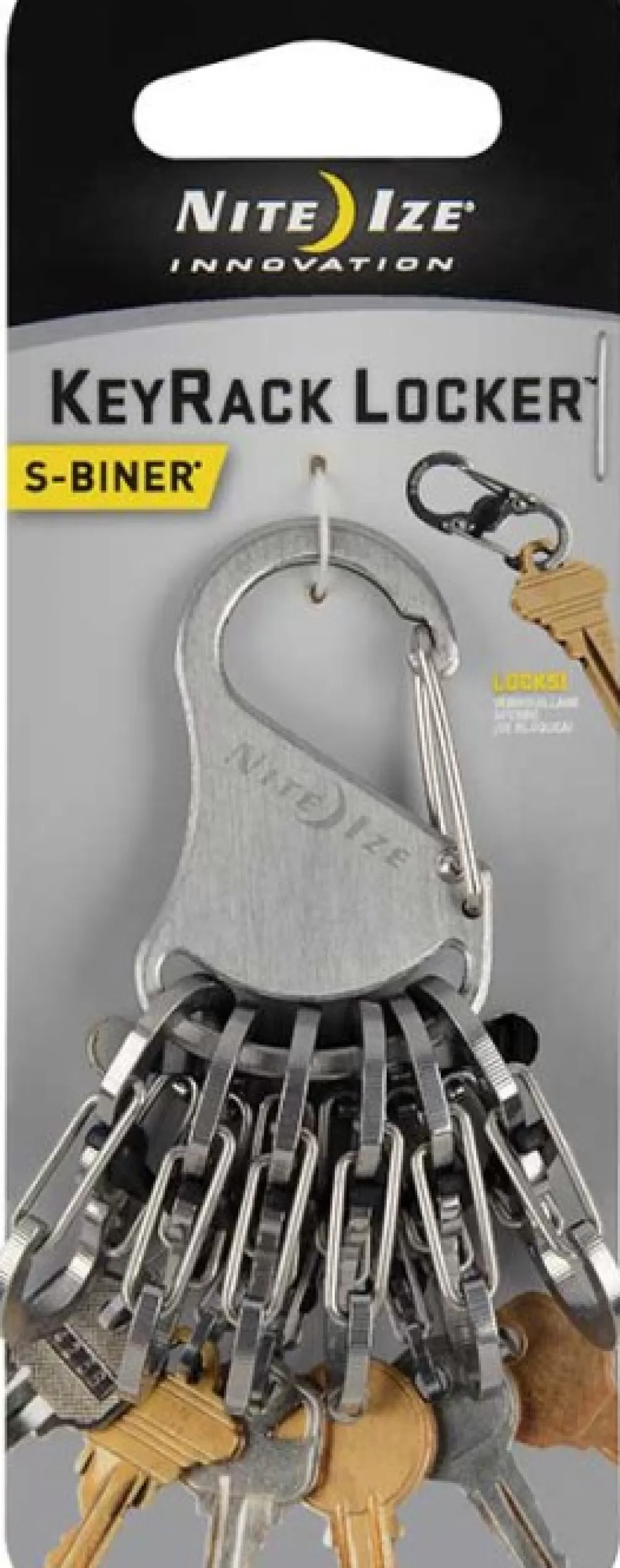 Nite Ize Reppujen Ja Laukkujen Tarvikkeet> Keyrack Locker Steel - S-Biner