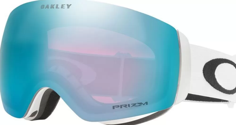 Suojalasit Ja Laskettelukypärät | Oakley Flight Deck Xm Matte White Prizm Snow Sapphire, M