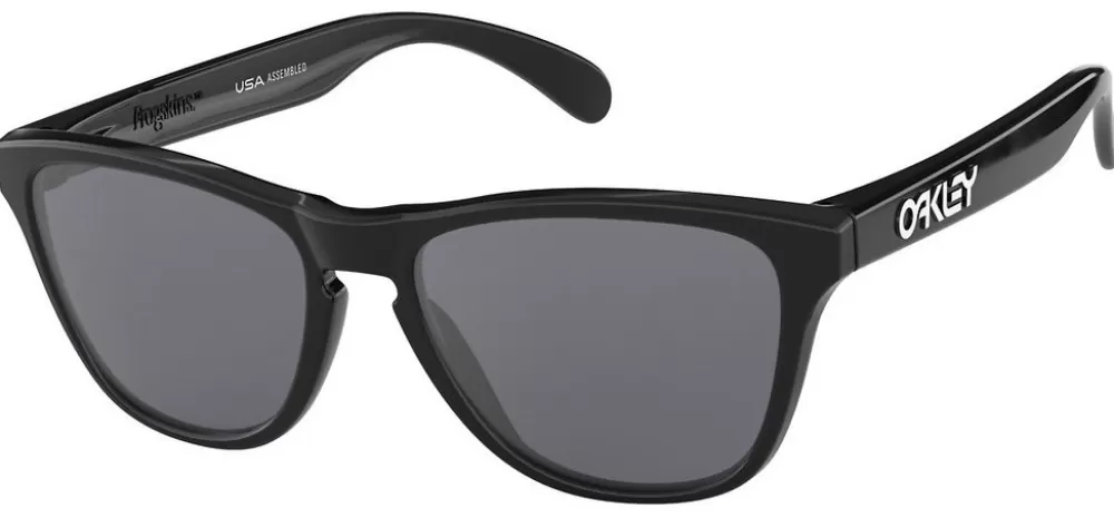 Aurinkolasit | Oakley Frogskins Xs Polished Black Prizm Grey