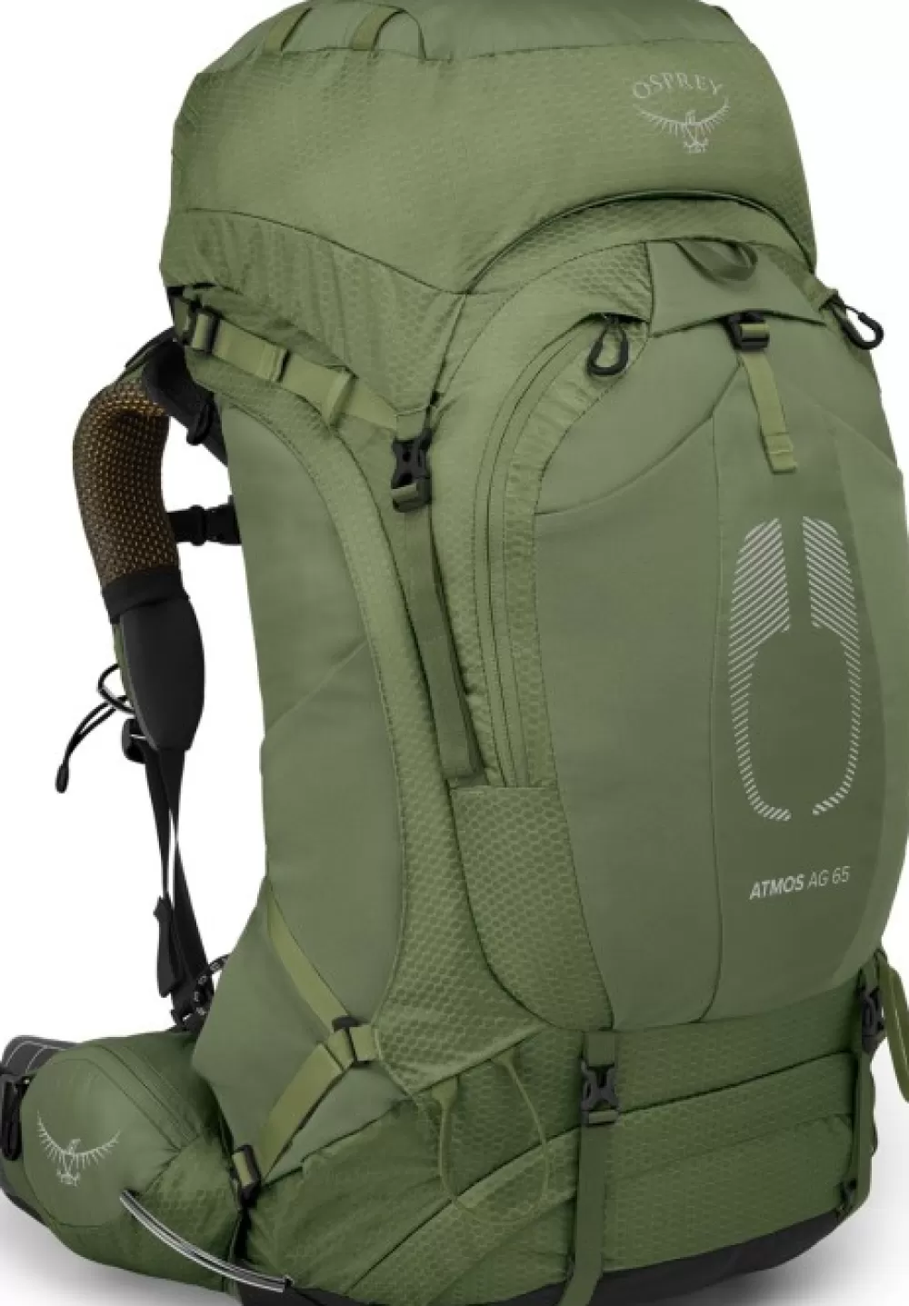 Osprey 50 - 75 Litraa> Atmos Ag 65 Rinkka, Vihrea