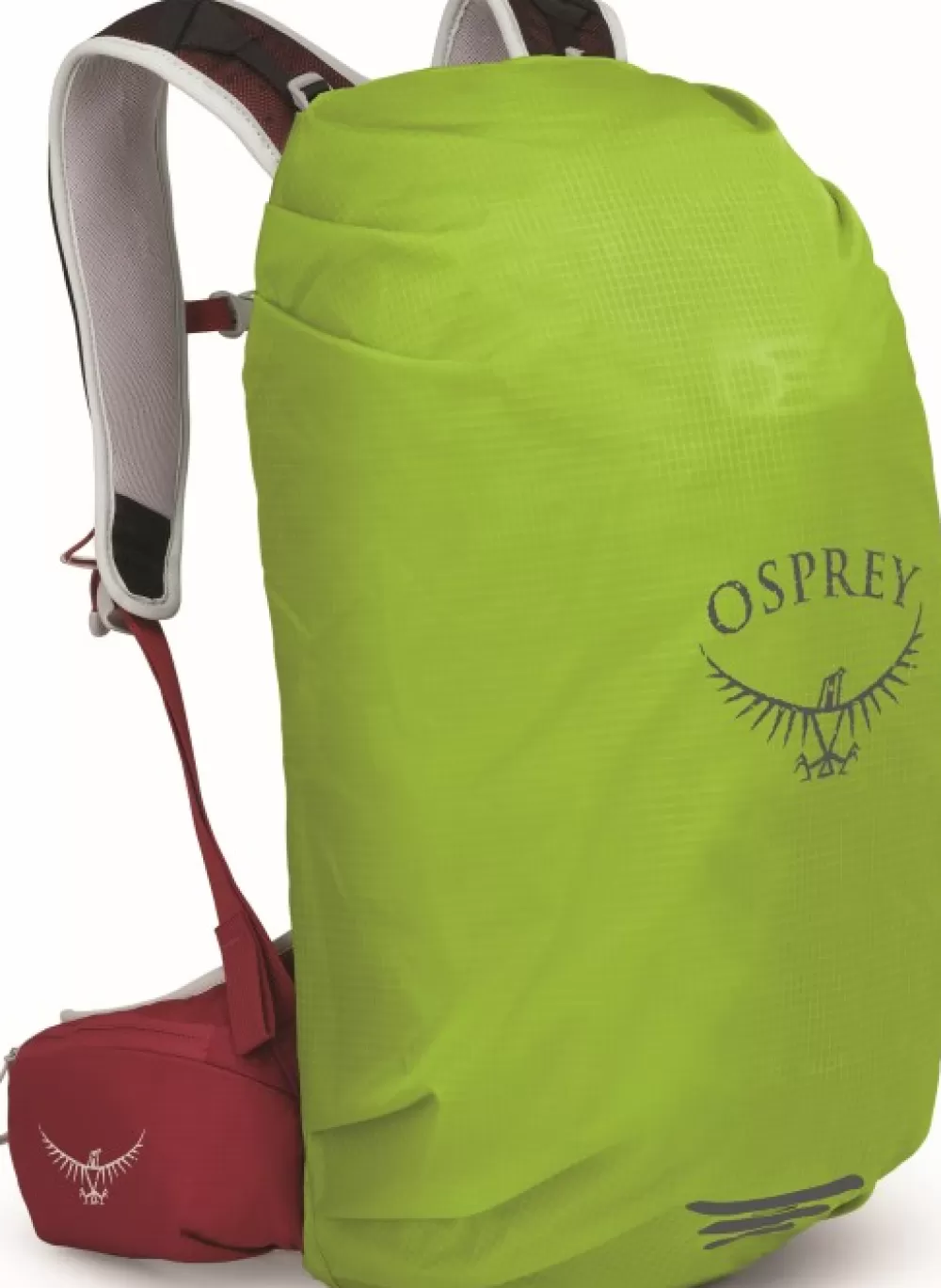 Osprey Reppujen Ja Laukkujen Tarvikkeet> Hi-Vis Raincover Xs Sadesuoja, 10 - 20 L, Lime