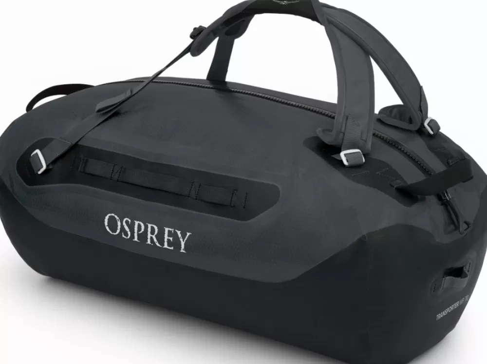 Osprey Varustekassit> Transporter Wp Duffel 70 Putkikassi, Tummanharmaa