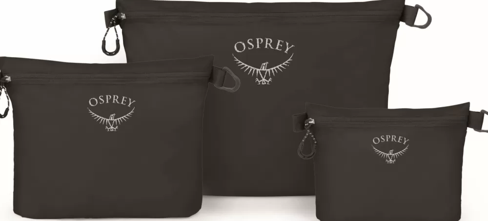 Osprey Suojapussit Ja Kotelot> Zipper Sack Set Pakkauspussit, 3 Kpl, Musta