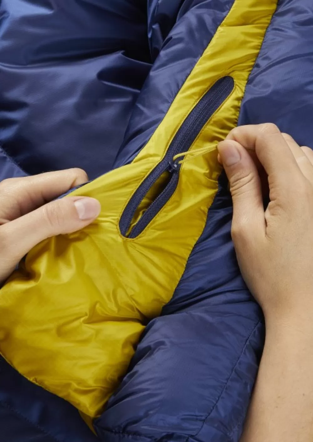 Kolmen Vuodenajan Makuupussit | Rab Equipment Rab Neutrino 400 Left Zip, Long, -7°C Nightfall Blue Unisex