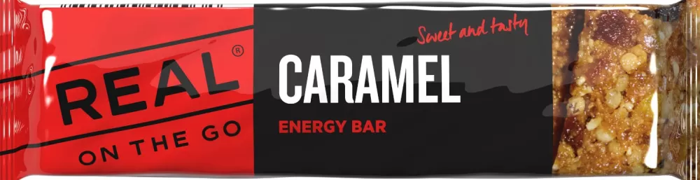 Retkiruoat | REAL On The Go Energy Bar Caramel Energiapatukka