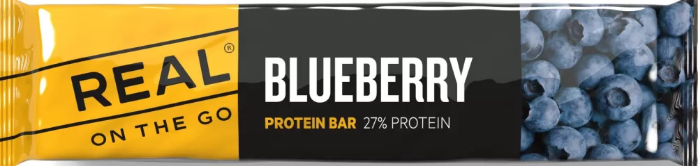 Retkiruoat | REAL On The Go Protein Bar Blueberry & Blackberry Proteiinipatukka