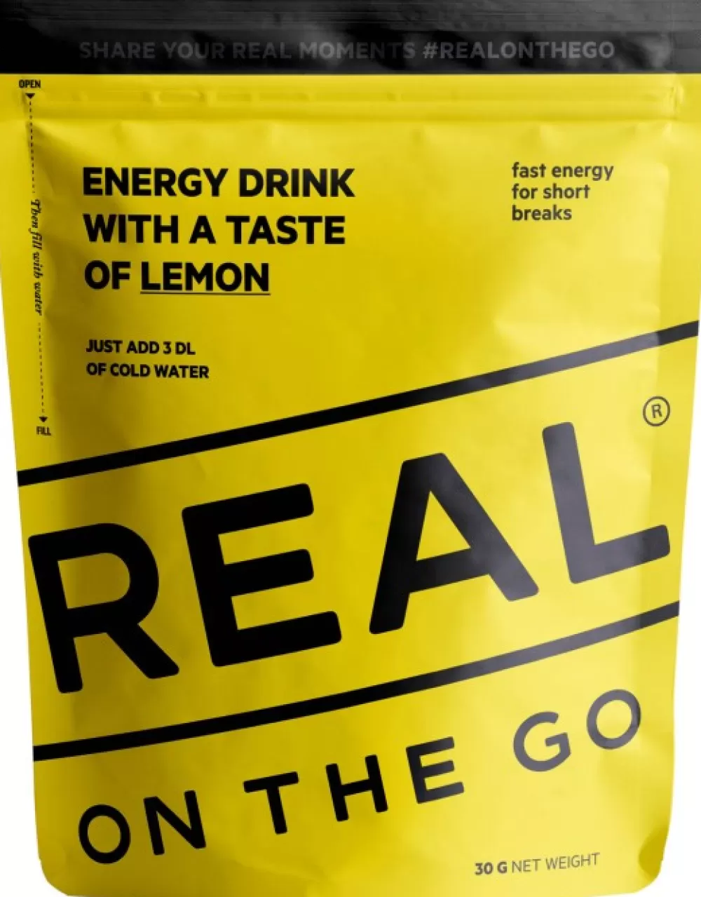 Retkiruoat | REAL On The Go Taste Of Lemon Energiajuoma