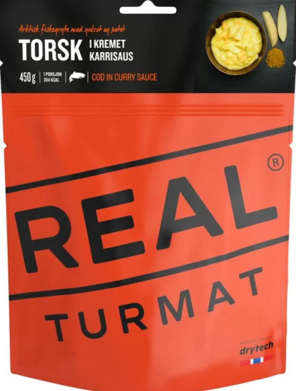 Retkiruoat | REAL Turmat Turskaa Kermaisessa Currykastikkeessa