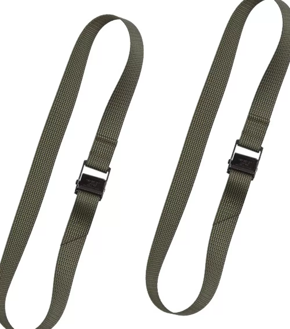 Savotta Reppujen Ja Laukkujen Tarvikkeet> Pack Straps Cam Buckle 80 Cm Pakkaushihnat 2 Kpl, Vihrea