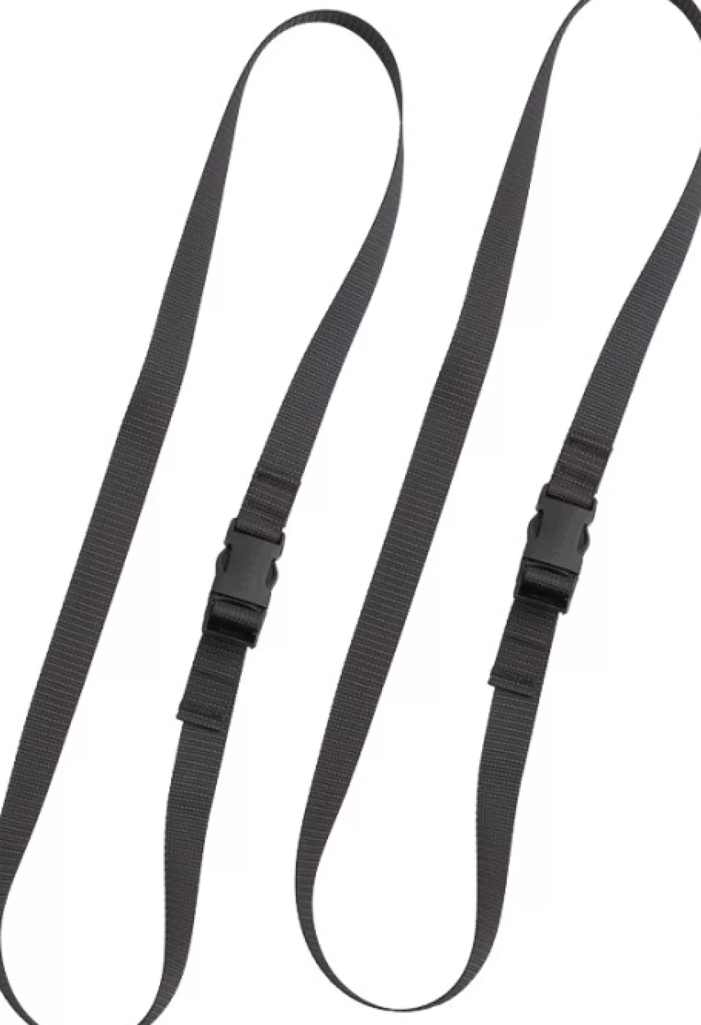 Savotta Reppujen Ja Laukkujen Tarvikkeet> Pack Straps Sr Buckle 120 Cm Pakkaushihnat 2 Kpl, Musta